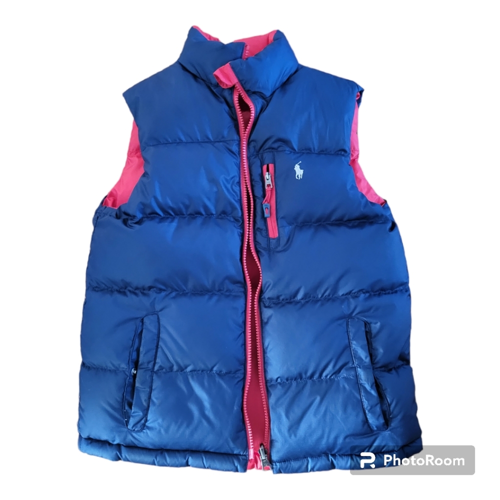 Polo by Ralph Lauren boys reversible down vest size M
